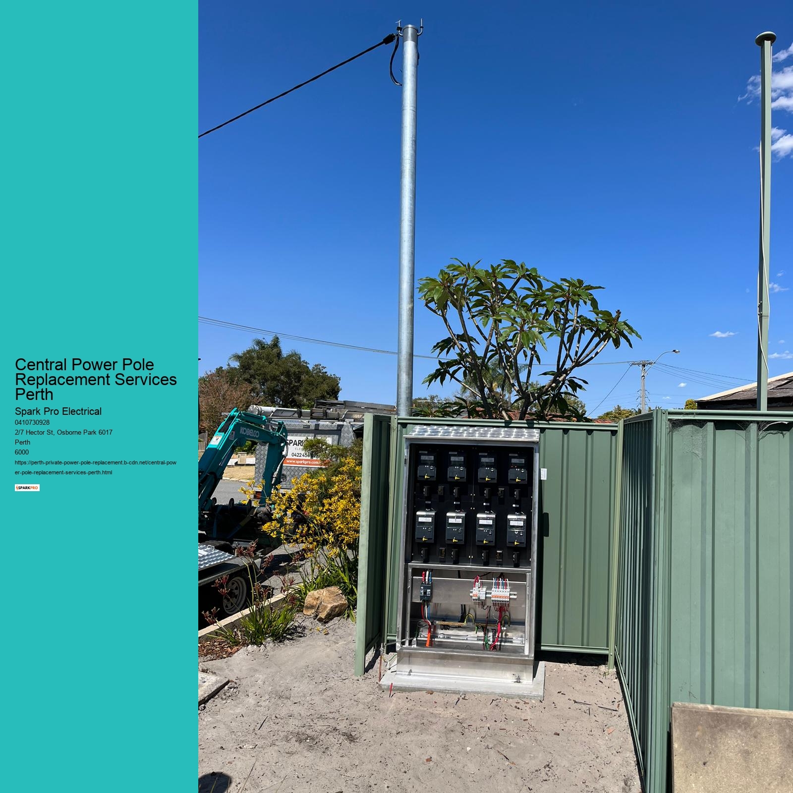 Skilled Power Pole Replacement in Perth