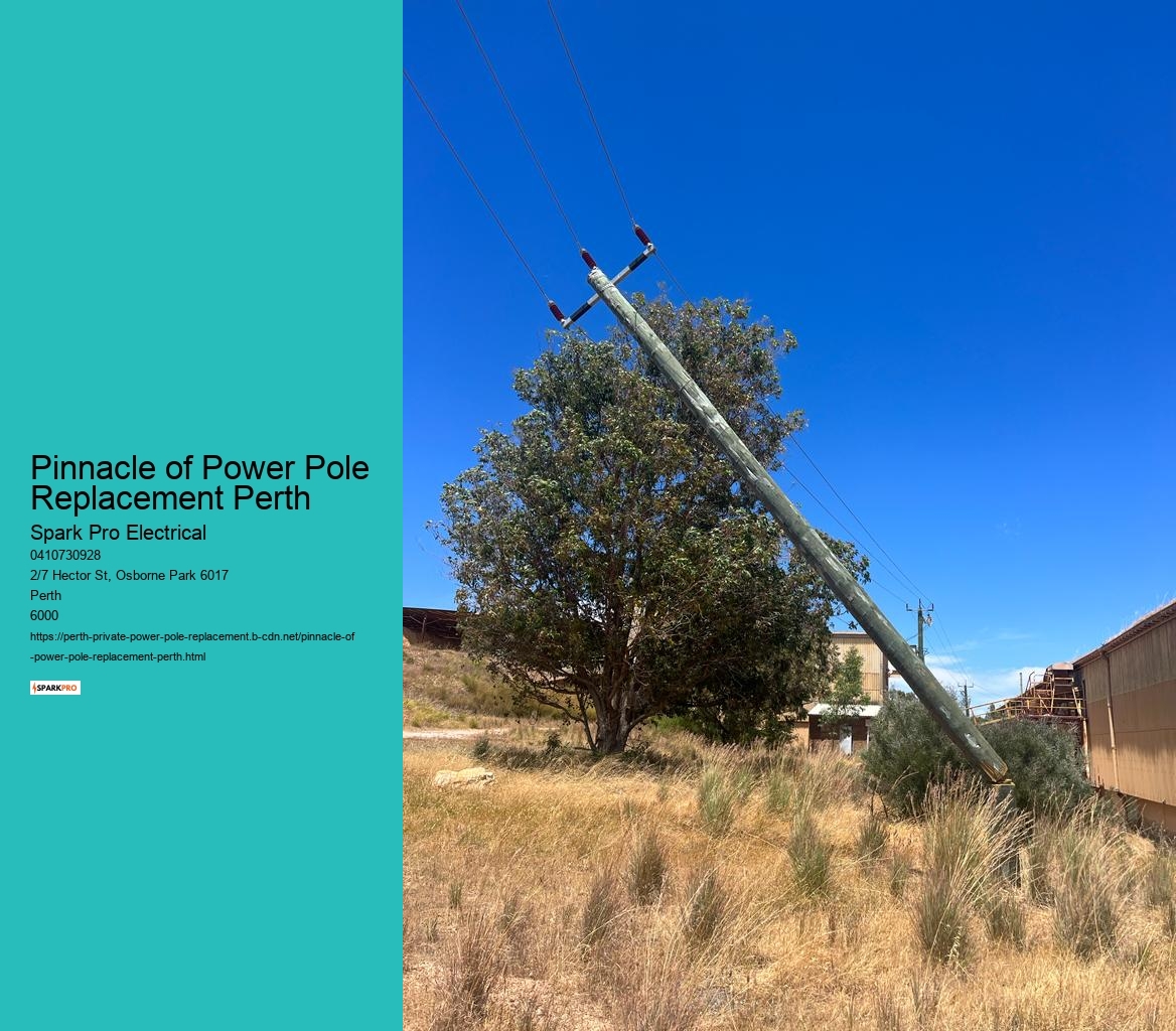 Pinnacle of Power Pole Replacement Perth