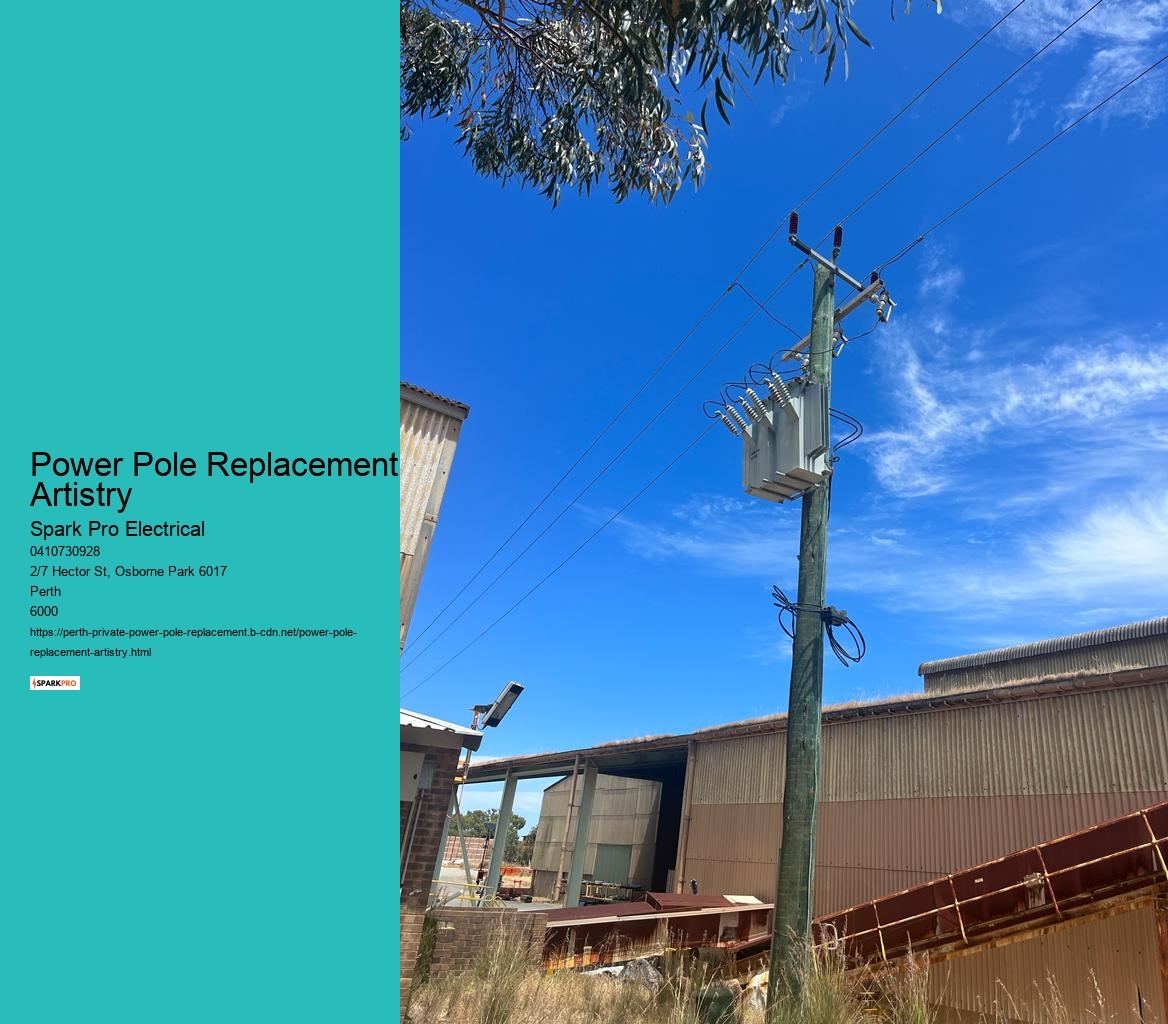 Skilled Electricial Power Pole Replacement Team